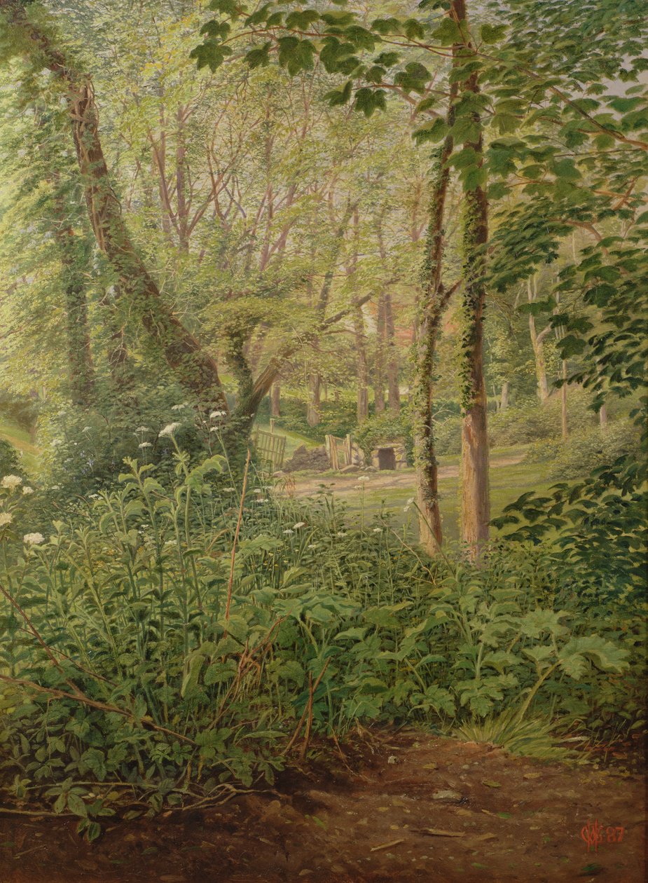 A Clearing in the Woods by English School