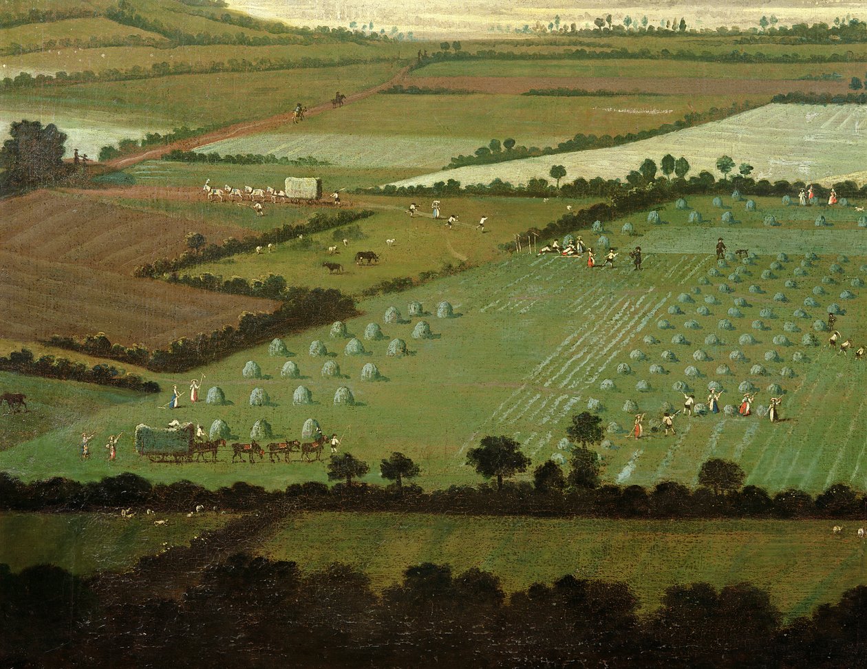 Country Round Dixton Manor (detail) by English School
