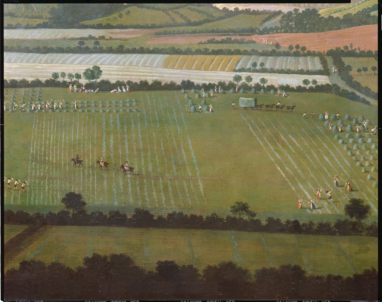 Country Round Dixton Manor (detail) by English School