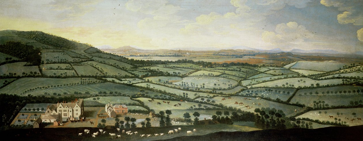 Country around Dixton Manor, c.1715 by English School