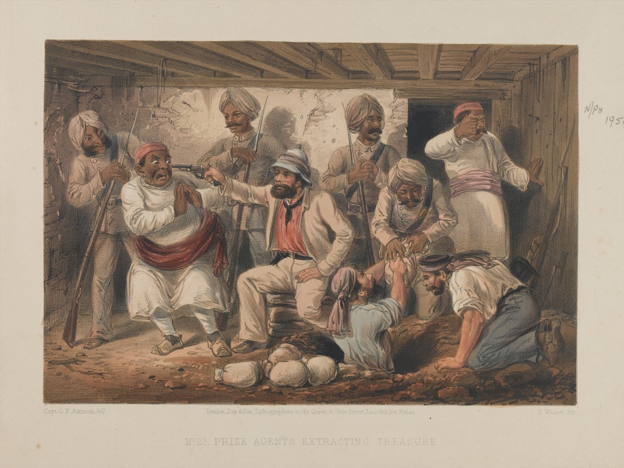 Prize Agents extracting treasure by English School