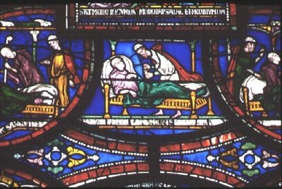 Scene from the Life of St. Thomas a Becket, Trinity Chapel Windows by English School