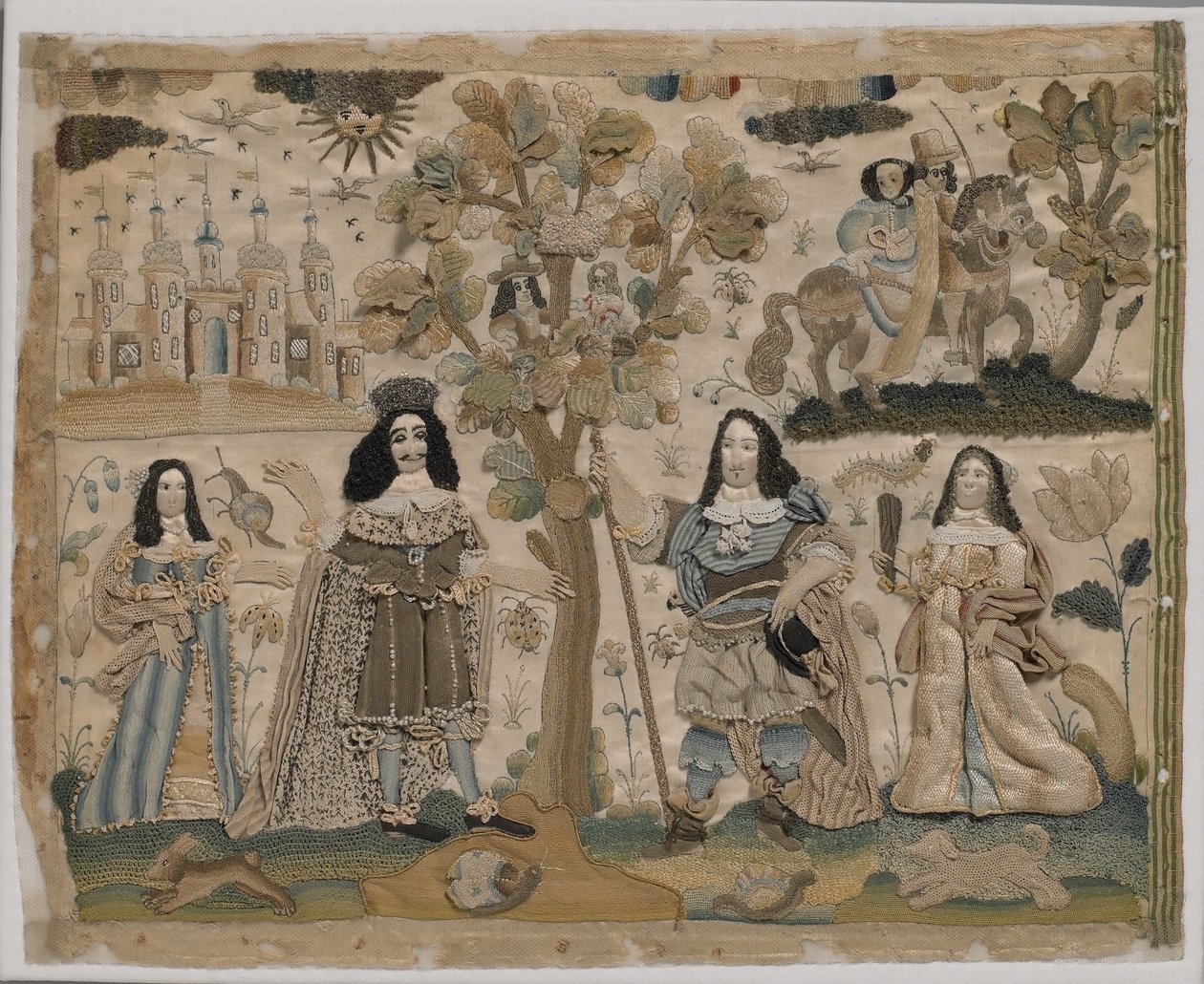 The Restoration of King Charles II by English School