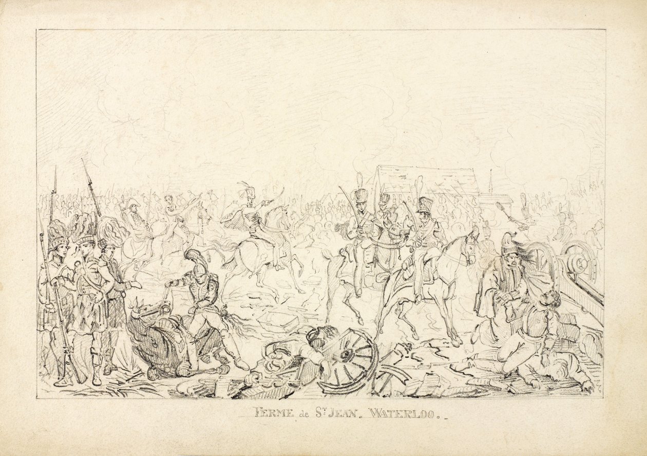 Waterloo, 1815 by English School
