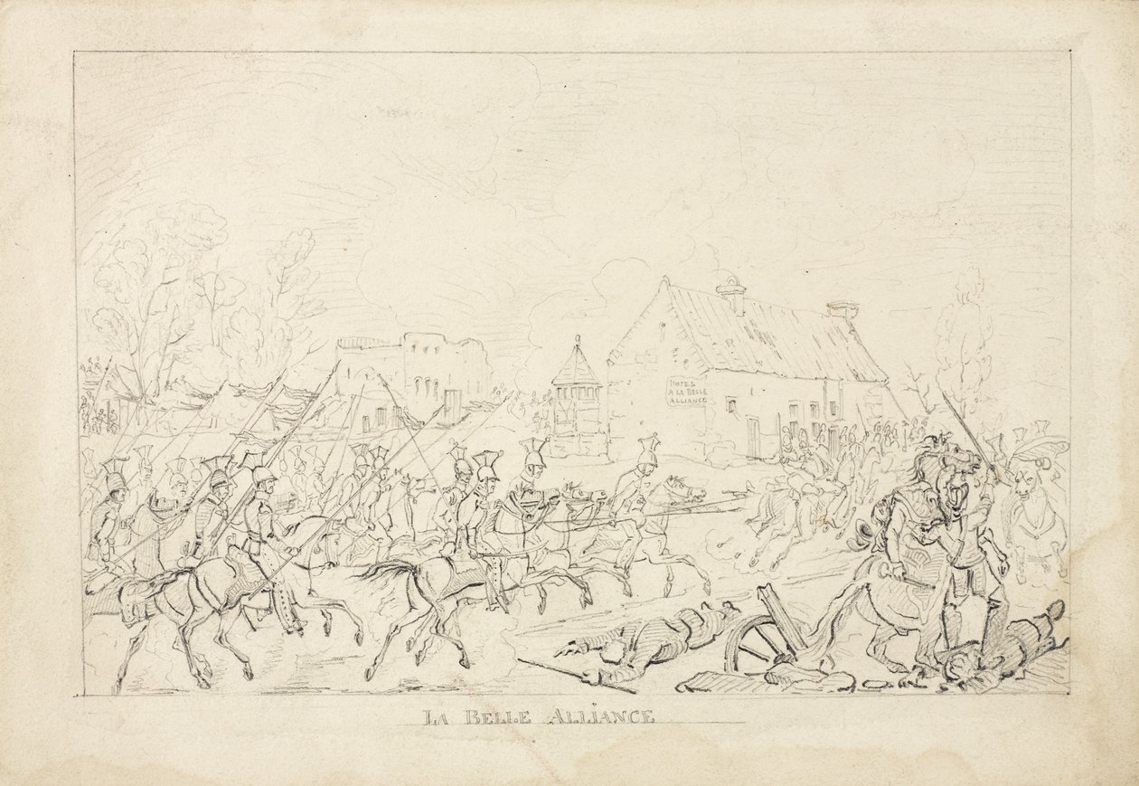 Waterloo, 1815 by English School