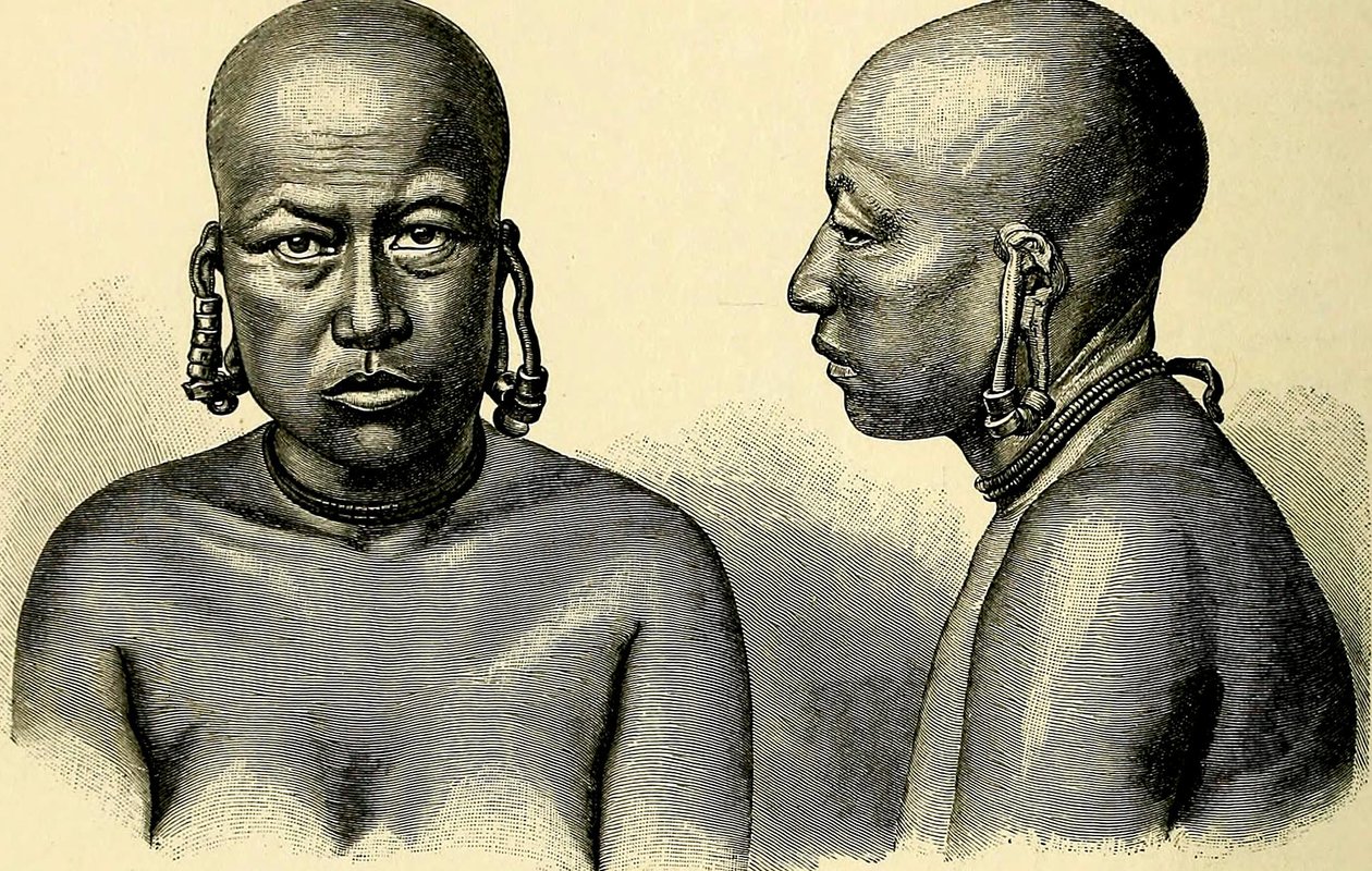 Woman of the Anchorites Islands by English School