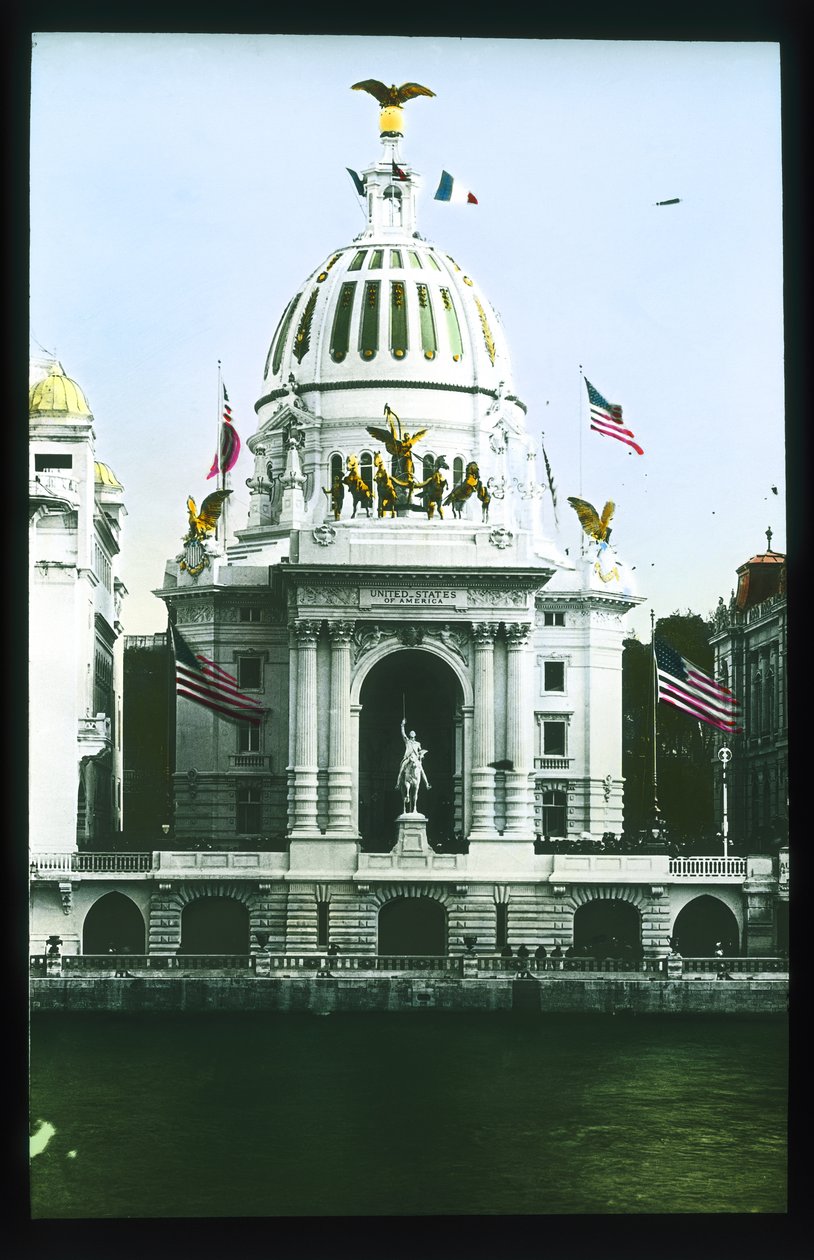Paris Exposition: United States Pavilion, Paris, France, 1900 by French Photographer