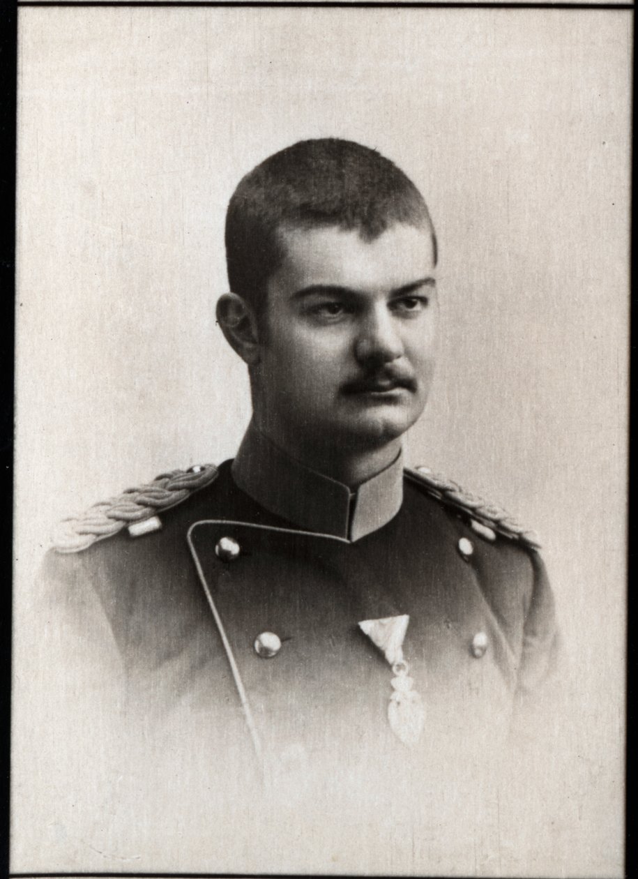 Portrait of Alexander I Obrenovic of Serbia (1876-1903), King of Serbia by French Photographer