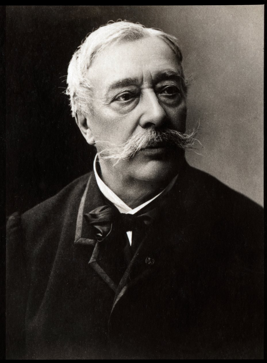 Portrait of Alfred Stevens, French painter by French Photographer