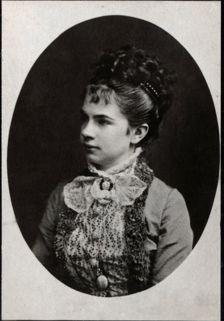 Portrait of Archduchess Gisela of Austria (1856-1932) by French Photographer