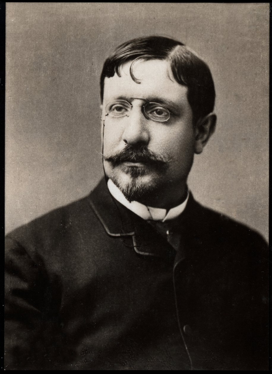 Portrait of Benjamin Constant, French painter and etcher by French Photographer