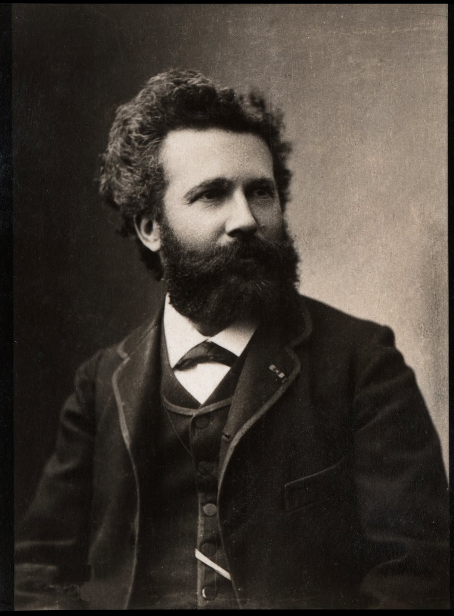 Portrait of Camille Flammarion by French Photographer