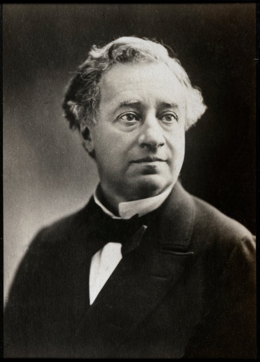 Portrait of Edmond Got, French actor by French Photographer