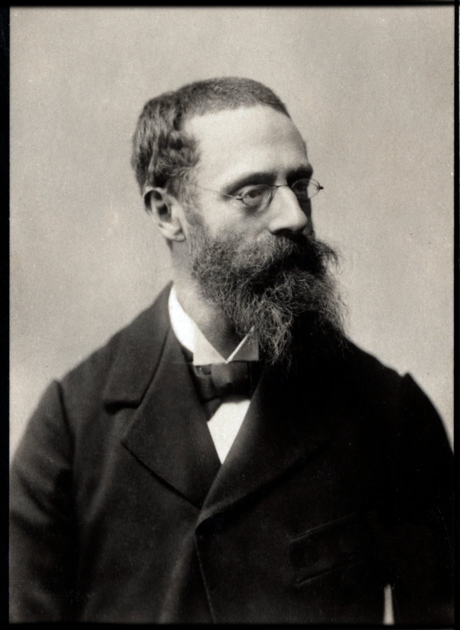 Portrait of Francis Tattegrain, French painter by French Photographer