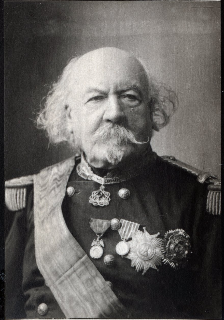 Portrait of Francois Marcellin Certain de Canrobert, Marshal of France by French Photographer