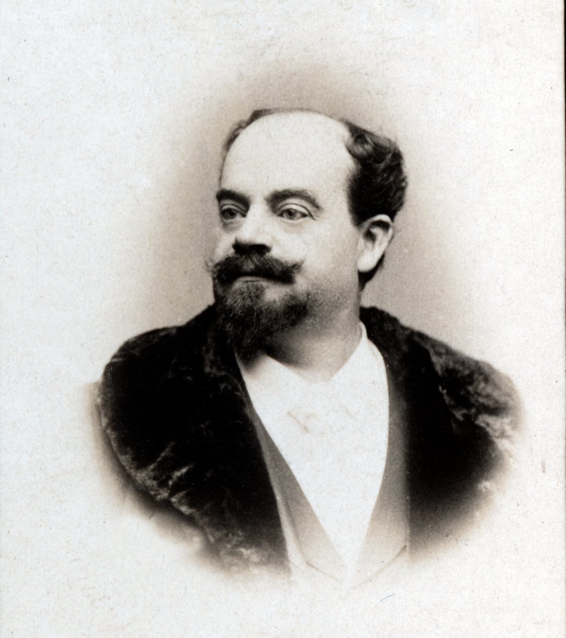 Portrait of Gabriel Ferrier, French painter by French Photographer