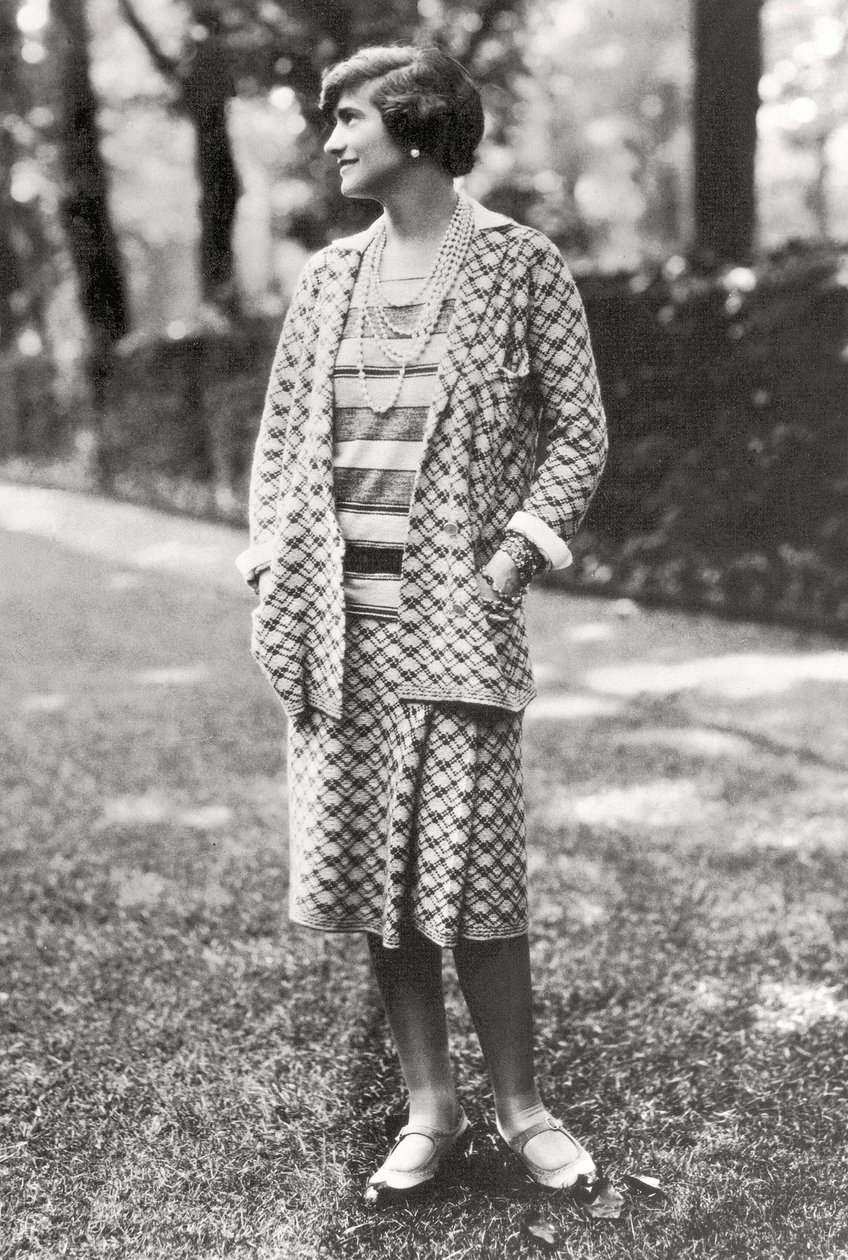 Portrait of Gabrielle Coco Chanel by French Photographer