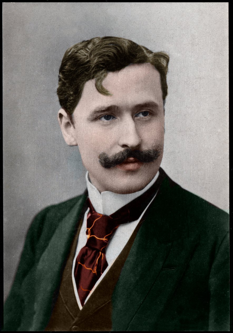 Portrait of Georges Feydeau (1862-1921), French playwright by French Photographer
