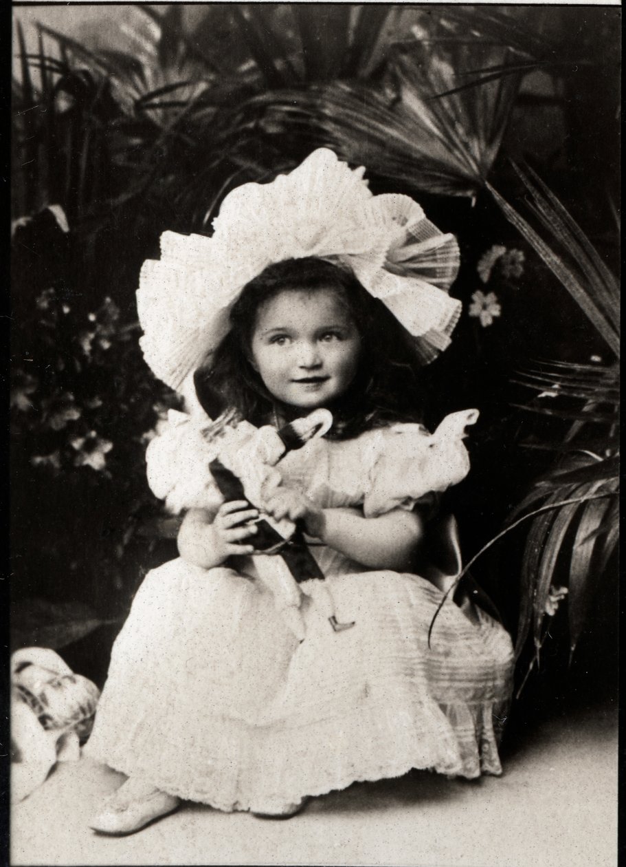 Portrait of Grand Duchess Olga Nikolaevna Romanova of Russia (1897-1918) by French Photographer