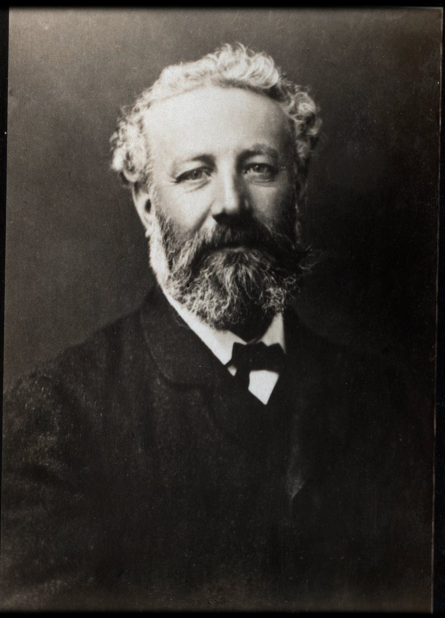 Portrait of Jules Verne by French Photographer