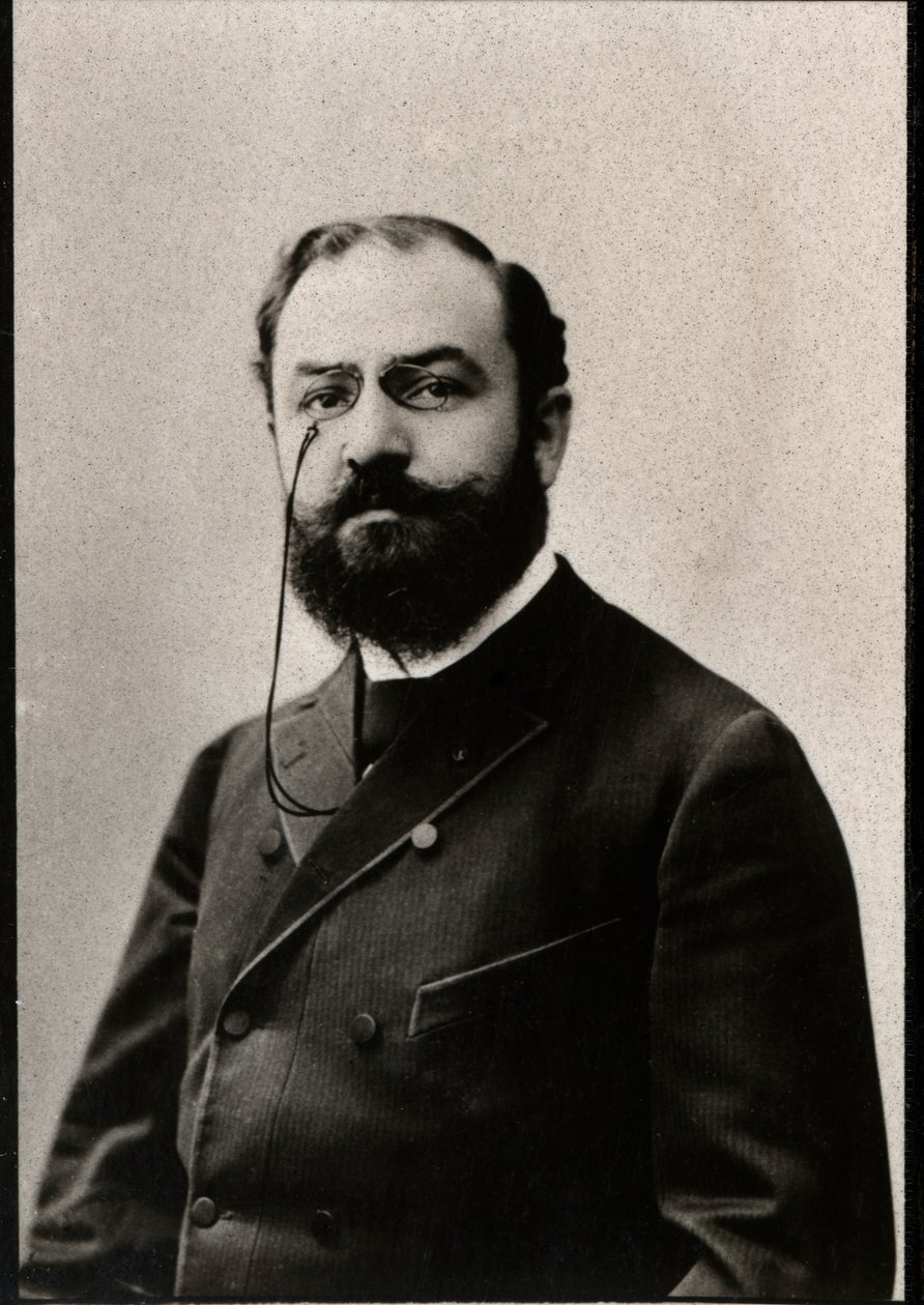 Portrait of Leon Bourgeois (1851-1925), French politician by French Photographer