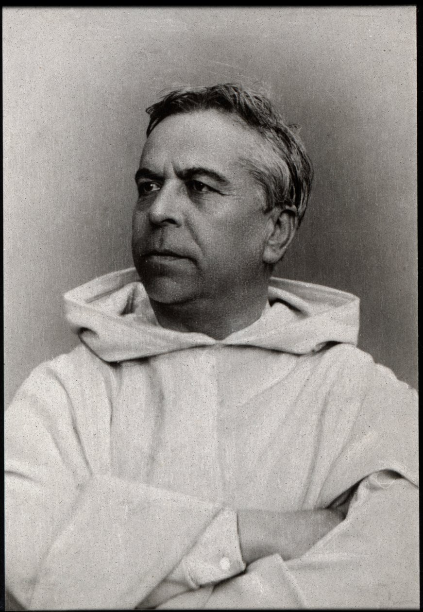 Portrait of Pere Henri Didon, French Dominican preacher, writer and educator by French Photographer