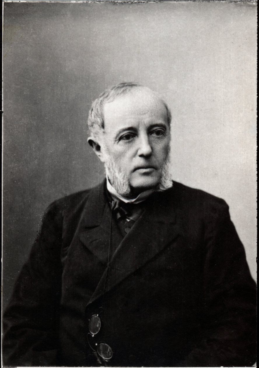 Portrait of Rene Goblet (1828-1905), French politician by French Photographer