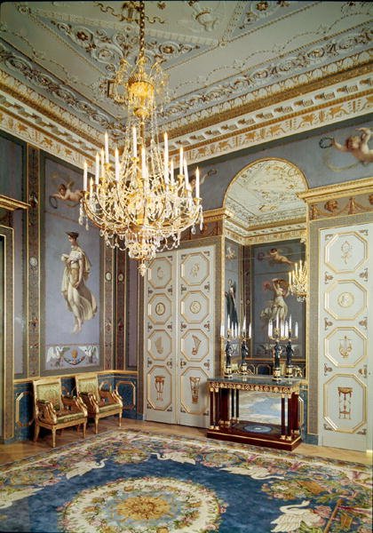 Interior of the Salon de Musique in the Apartment of Hortense de Beauharnais by French School