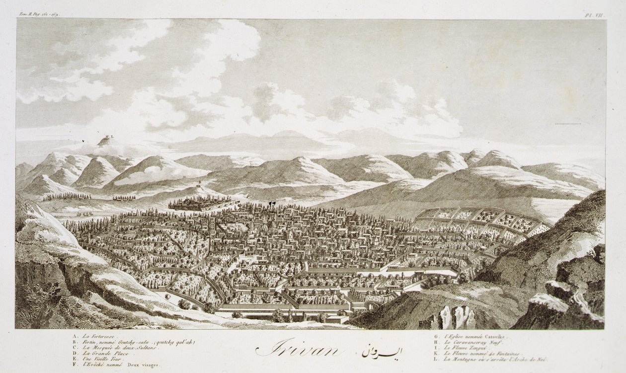 Irivan, from Voyages du Chevalier Chardin en Perse, et en autres Lieux d