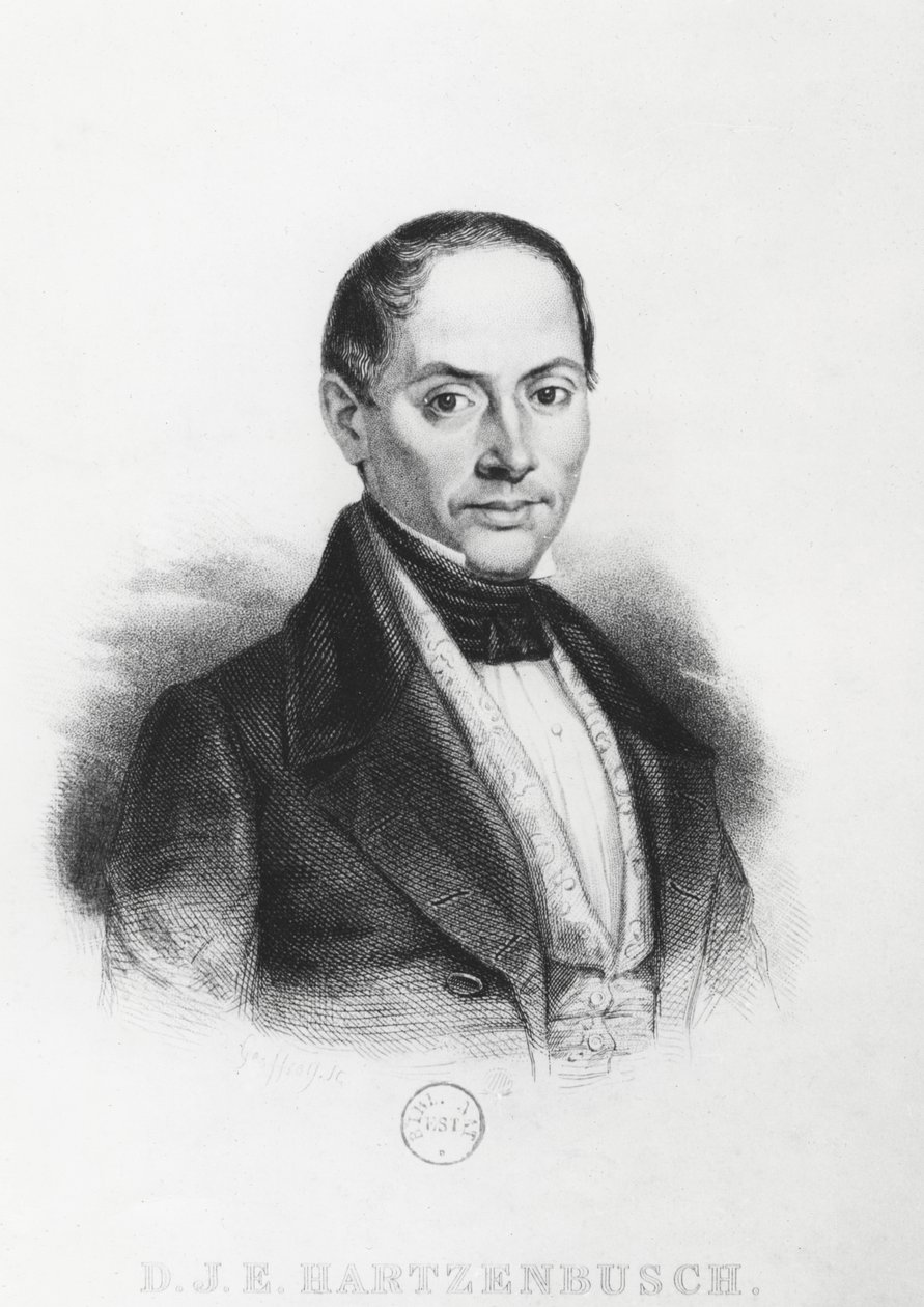 Juan Eugenio Hartzenbusch by French School
