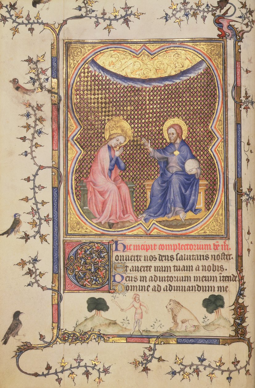 Coronation of the Virgin, from the Hours of Philip the Bold, Duke of Burgundy by French School