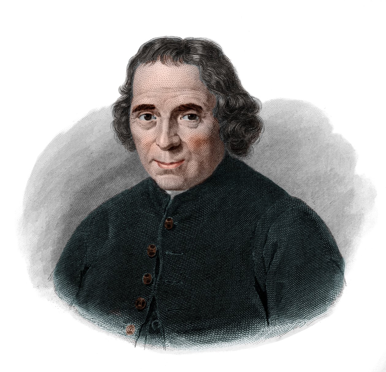 Portrait of Jean (Jan) Nieuwenhuyzen (1724-1806), Mennonite pastor. by French School