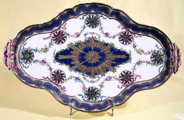 Sevres dinner platter by French School