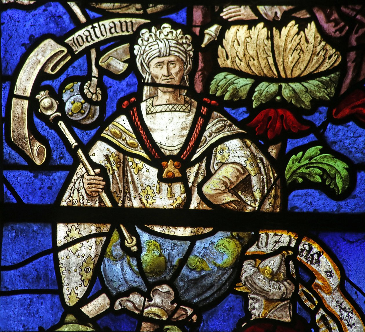 Window depicting King Lotham on the Tree of Jesse by French School
