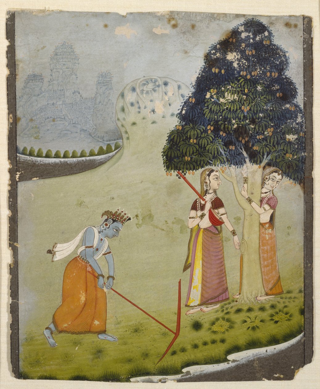 Balaram Drawing Water for Krishna, mid 1700s by Indian School