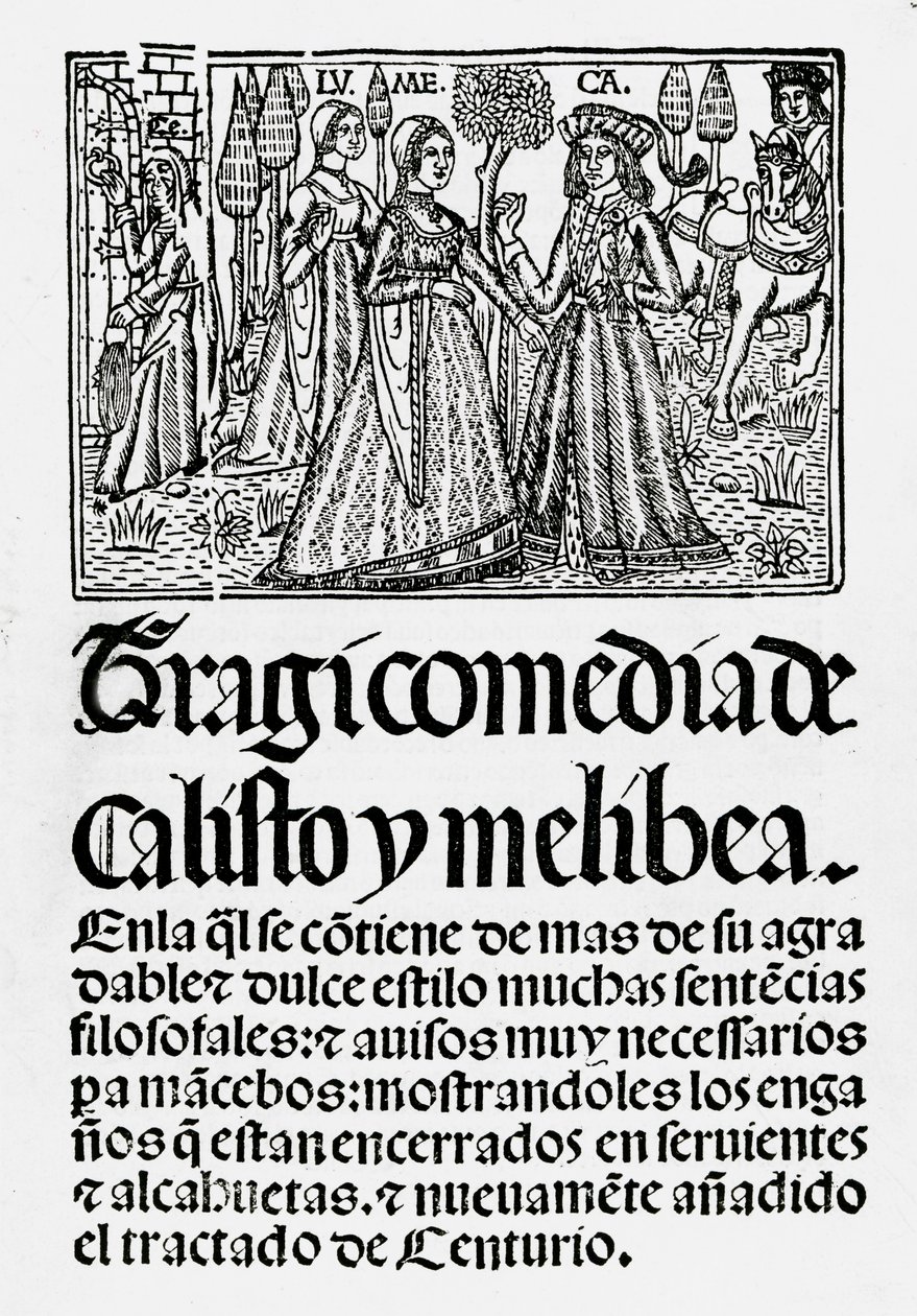 Tragicomedia de Calisto y Melibea by Spanish School