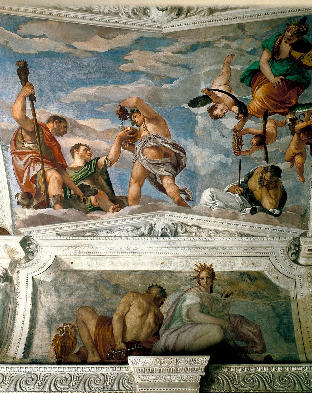 Pluto and Ceres with Bacchus and Icarus, 1560-62 by Paolo Veronese