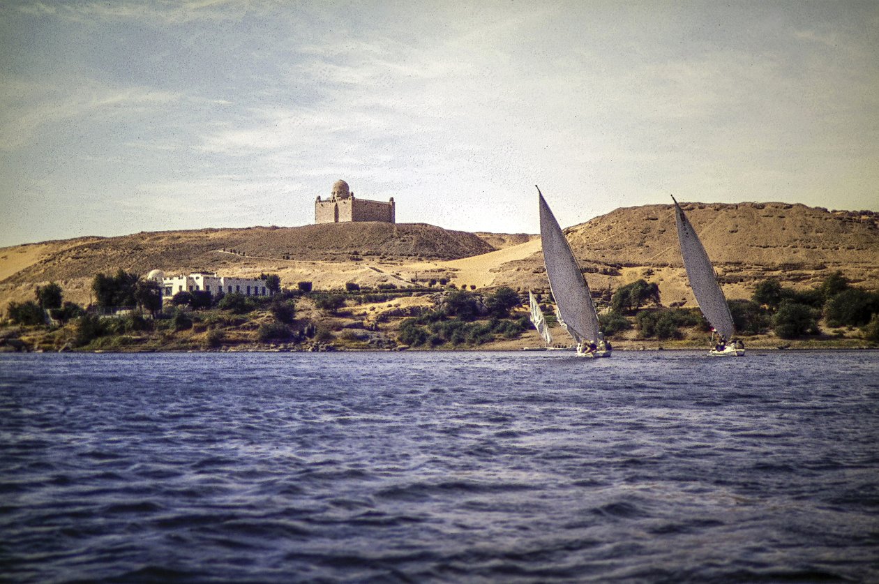 Boats on the Nile by Detlef B. Fischer