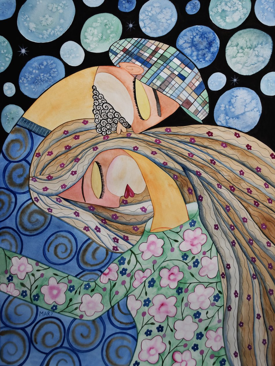 Embrace by Marys Watercolors