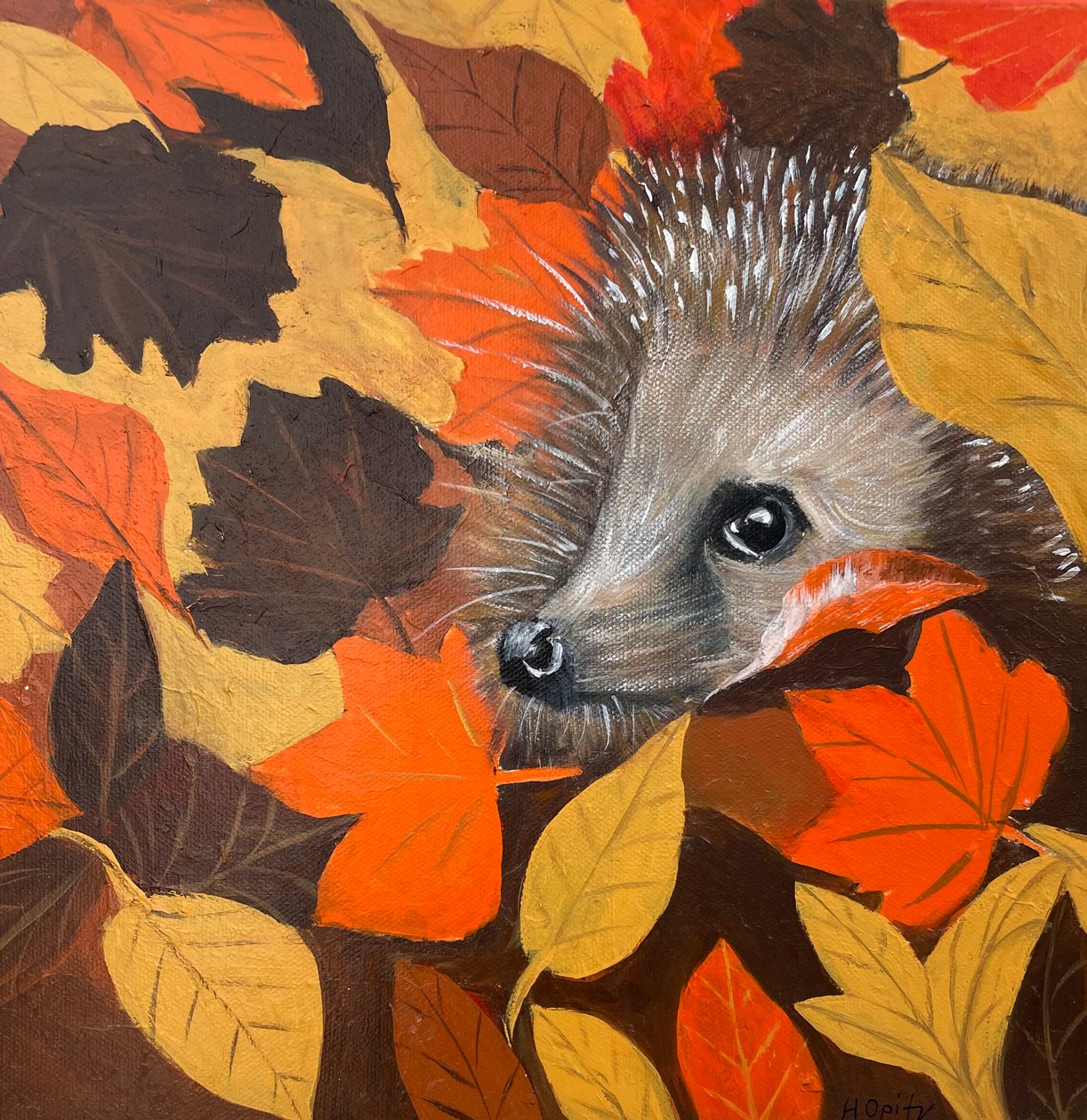 Charming Hedgehog by H.Opitz