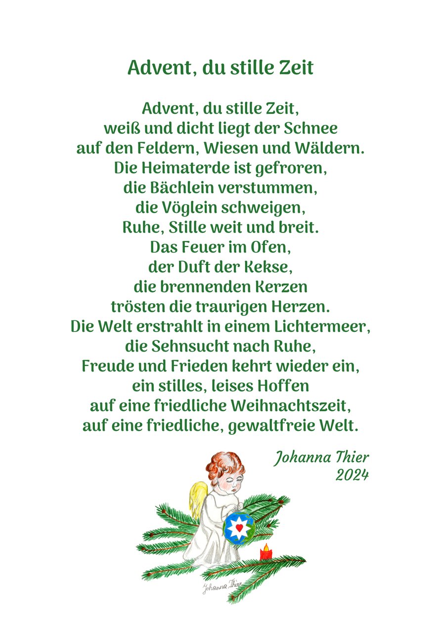 Advent, You Quiet Time by Johanna Thier
