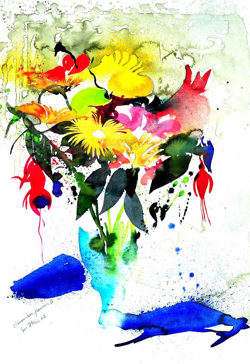 November Flowers II by Simon Fletcher