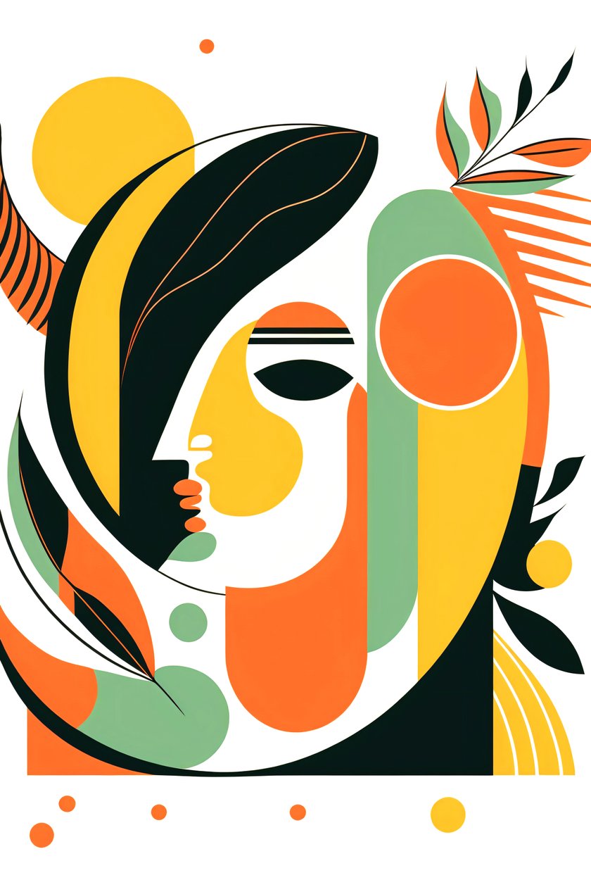 Minimal Abstract Boho Lines & Shapes by F. Abderrahim