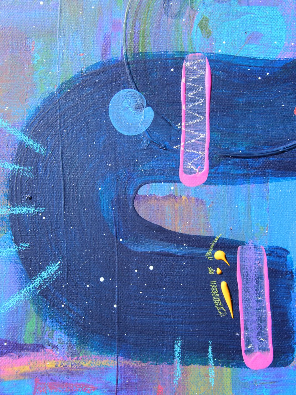 Weg des Bewusstseins Detail by Emilie Csapo Ertl