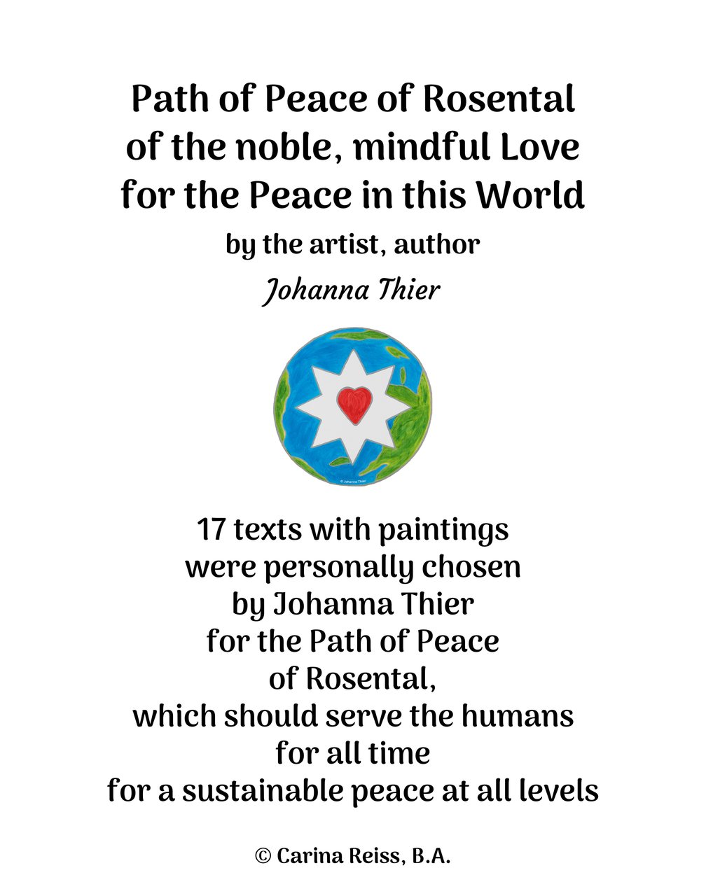 Path of Peace of Rosental by Johanna Thier