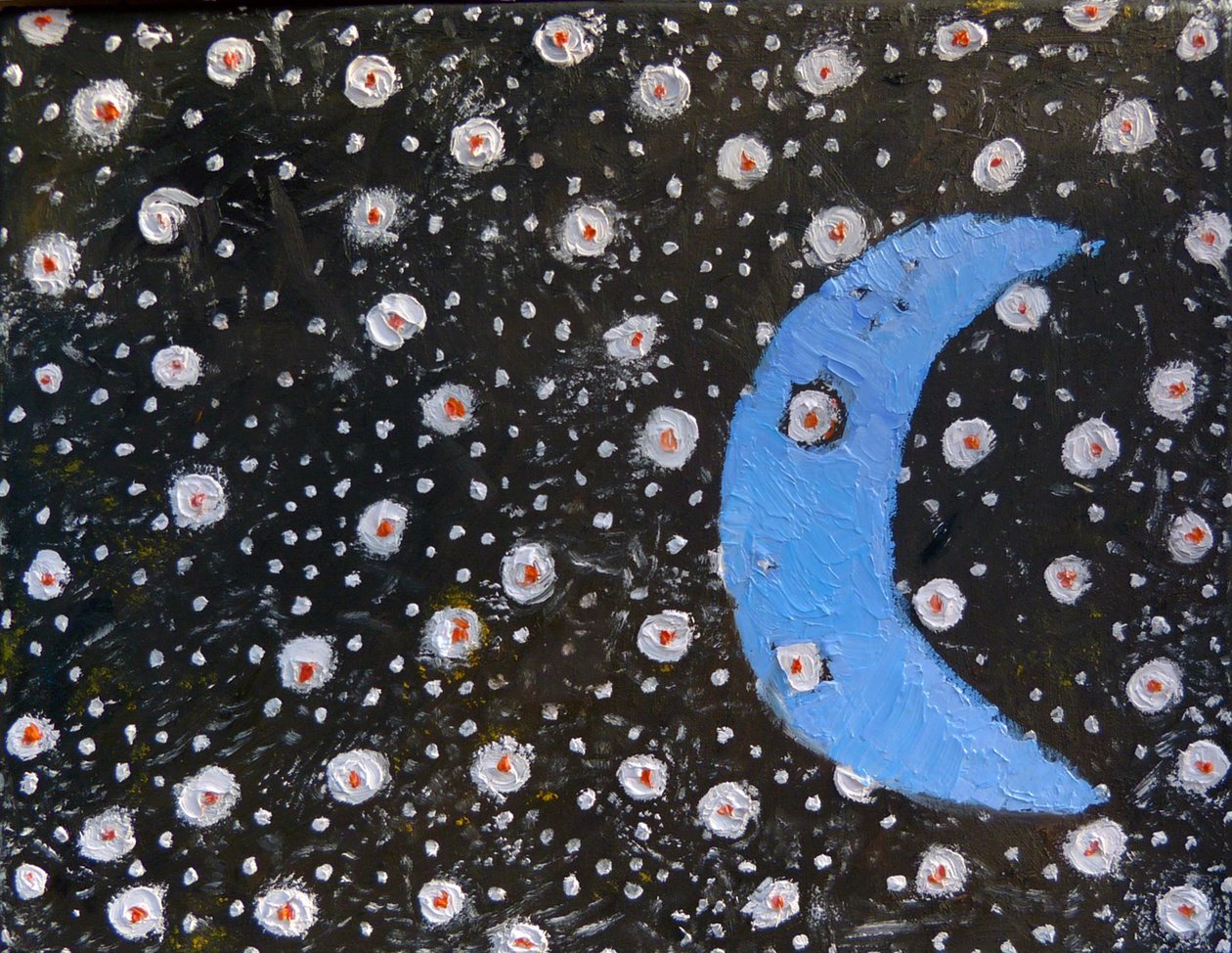 Moonlit Night by Elzbieta Goszczycka
