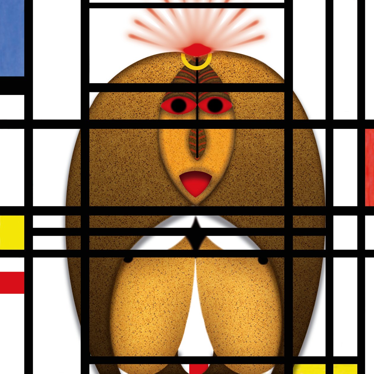 Animal Rationale (III) - Hommage Piet Mondrian by Alexander Eibach