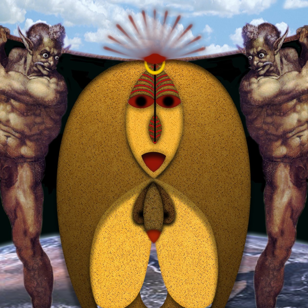 Schwierige Überfahrt (aus der Serie Anima Dannata) by Alexander Eibach