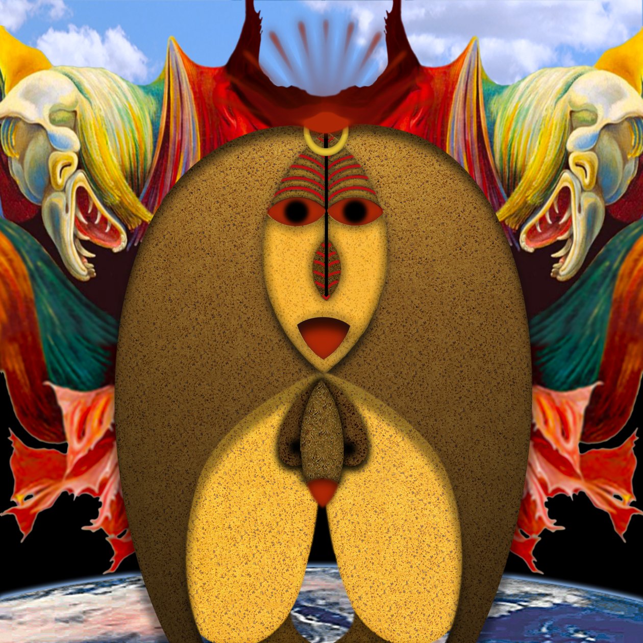 Engelsturz (I) (aus der Serie: das historische Tier) by Alexander Eibach