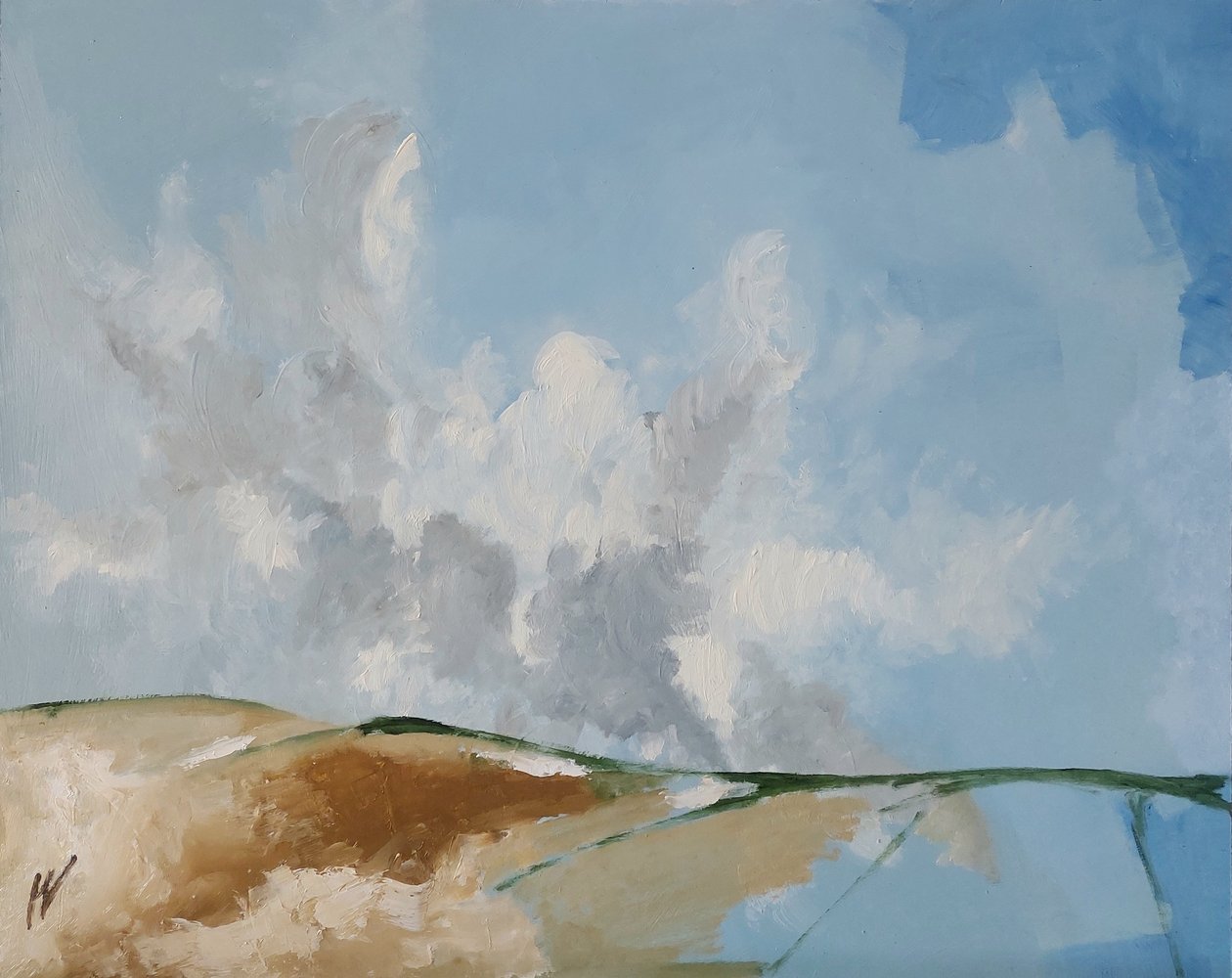 Clouds Tied to the Ground by M. Vet